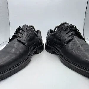 ECCO Helsinki Mens Size 9.5 Black Plain Toe Dress Shoes Oxford Work Wear Casual ECCO Helsinki Mens Size 9.5 Black Plain Toe Dress Shoes  main image 4